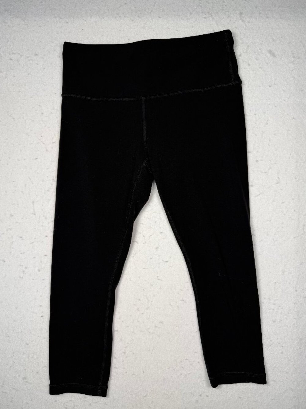Athleta Elation Capri with Powervita Fabric Women's Black 18" Leggings